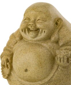 Top Collection Mini Happy Buddha Laughing Statue - Hand Painted Essence of Joy Big Belly Buddha in Sandstone Finish - 3.25Inch Collectible East Asian New Age Lucky Buddha Figurine 17 91oITPmFITL