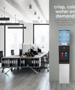 Avalon A2TLWATERCOOLER Top Loading Water Cooler Dispenser, Black, Black&White 17 91oRuAjJRFL