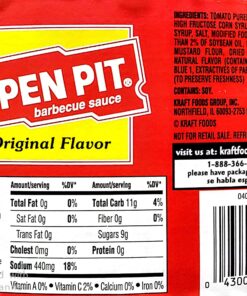 Alternative view of Open Pit Original Flavor Barbecue Sauce - 1 Gallon(128oz)