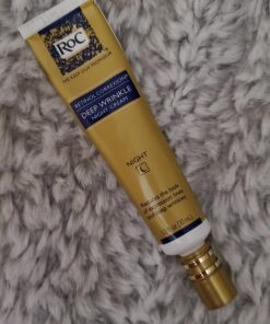 RoC Retinol Correxion Deep Wrinkle Anti-Aging Night Cream, Daily Face Moisturizer with Shea Butter, Glycolic Acid and Squalane, Skin Care Treatment, Christmas Gifts & Stocking Stuffers, 1 Ounces 1 Fl Oz (Pack of 1) 49 91ocSaJ WfL