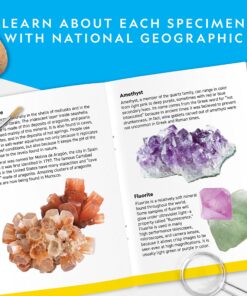 NATIONAL GEOGRAPHIC Mega Gemstone Dig Kit – Dig Up 15 Real Gemstones and Crystals, Science/Mining Kit for Kids, Gift for Girls and Boys, Rock Collection (Amazon Exclusive) 26 91ofKT9ToL