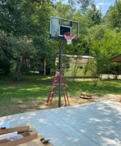 Lifetime Adjustable Basketball Hoop (54-Inch Polycarbonate) In-Ground Basketball System 20 91okAuhimCL