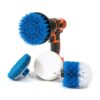 RevoClean 4 Piece Scrub Brush Power Drill Attachments-All Purpose Time Saving Kit-Perfect for Cleaning Grout, Tile, Counter, Shower, Grill, Floor, Kitchen, Blue & White 13 91olbr4WyvL