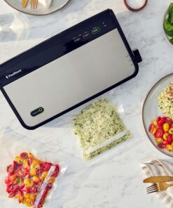 FoodSaver FM2435 Vacuum Sealer Machine with Bonus Handheld Vacuum Sealer and Starter Kit, Safety Certified, Silver 41 91om6uYJ1OL