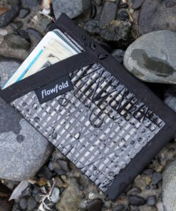 Flowfold Recycled Sailcloth Minimalist Card Holder Durable Slim Wallet Front Pocket Wallet, Card Holder Wallet Made in USA Black Sailcloth 25 91owh2sqg3S