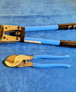 NEIKO 02039A Lug Crimping Plier and Cable Cutter Set, Battery Cable Crimping Tool, 8-0 AWG, 6mm - 50mm, Electrician Wire Crimper Tool 2 Pc Battery Crimper & Cutter Set 52 91p2IcvRyiL