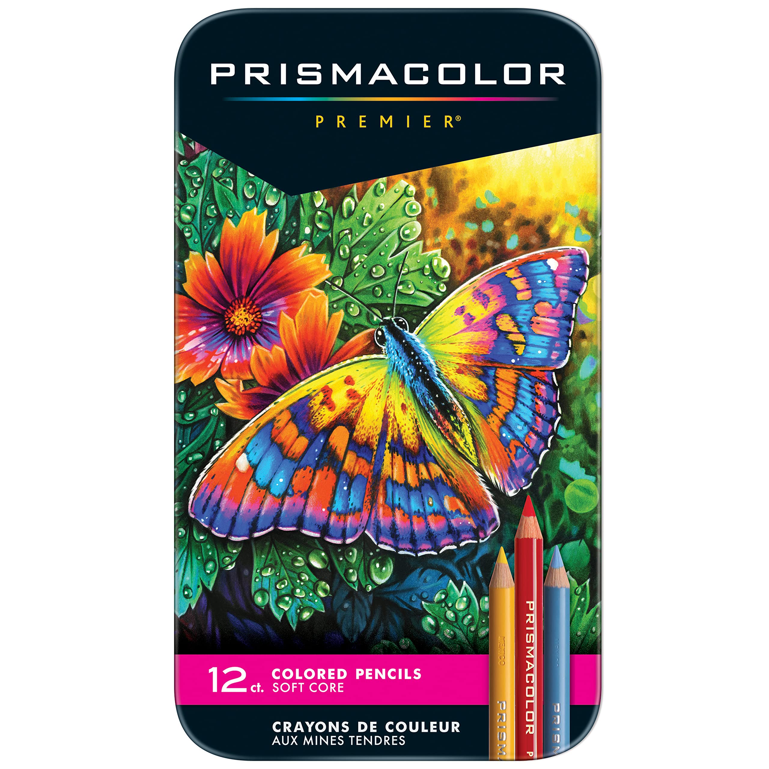 Prismacolor Premier Colored Pencils, Soft Core, 12 Pack 12-count - Assorted 1 Prismacolor Premier Colored Pencils, Soft Core, 12 Pack 12-count - Assorted