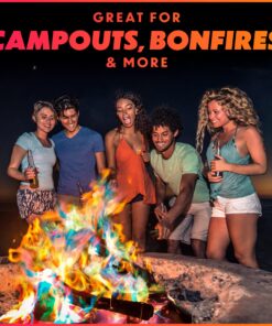 Magical Flames Fire Color Changing Packets for Campfires, Fire Pit, Outdoor Fireplaces - Camping Essentials for Kids & Adults - 25 Pack 25 pk Magical - 0.8 Oz 20 91pGZkjnnSL 1