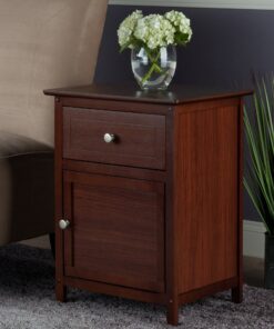 Winsome Wood Eugene Accent Table, Walnut FURNITURE 43 91pGdgAxSjL