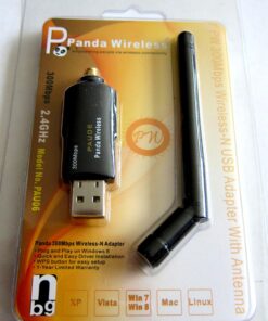 Panda Wireless PAU06 300Mbps Wireless N USB Adapter - w/High Gain Antenna - Win XP/Vista/7/8/10/11, Mint, Ubuntu, MX Linux, Manjaro, Fedora, Centos, Kali Linux and Raspbian 23 91pHgrGUpRL