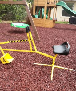 The Big Dig Sandbox Digger Excavator Crane with 360 Degree Rotation with Base Great for Sand, Dirt and Snow, Steel Outdoor Play Toy, Yellow 56 91pMD9d9IhL