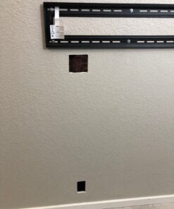 PowerBridge Two-CK Dual Outlet TV Cord Hider for Wall Mounted TV’s - Recessed in-Wall Cable Hider System for Power & Low Voltage - Matches Existing Outlets - Hide Wires with This Easy DIY Install Kit Dual Power 91 91pMbGBDJTL