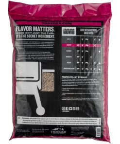 Alternative view of Traeger Grills Cherry 100% All-Natural Wood Pellets for Smokers and Pellet Grills, BBQ, Bake, Roast, and Grill, 20 lb. Bag