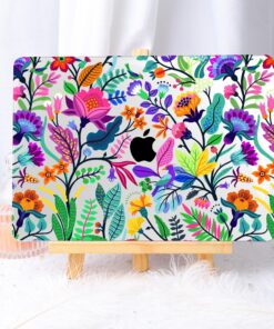 May Chen Compatible with New MacBook Air 13 inch Case 2021, 2020 2019 2018 Release Model: M1 A2337 A2179 A1932, Floral Leaves Garden Rainbow Hard Shell Case for New Mac Air 13 & Retina Dispaly Bright Colorful Flowers 29 91pQxDrDjFL 1