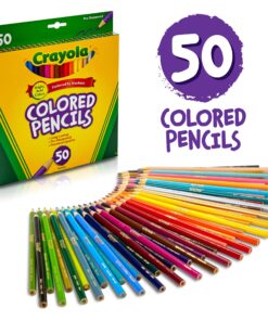 Crayola Colored Pencils, 50 Count 50 Count (Pack of 1) 39 91pWCeaNjL