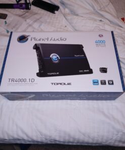 Planet Audio TR4000.1D Class D Car Amplifier - 4000 Watts, 1 Ohm Stable, Digital, Monoblock, Mosfet Power Supply, Great for Subwoofers 4000 Watt Monoblock 33 91peShe7J0L