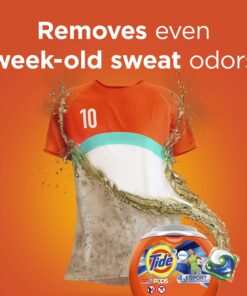 Tide PODS 4 in 1 Febreze Sport Odor Defense, Laundry Detergent Soap PODS, High Efficiency (HE), 61 Count Active fresh 61 Count (Pack of 1) 20 91pgv1XndL