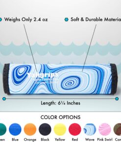 Yakgrips Paddle Grips for Take-Apart Kayak Paddle Shaft, Kayaking Accessories, Non-Slip Grip, Blister Prevention - Cascade Creek Blue Wave 17 91pl2RnQurL