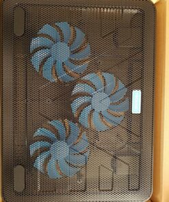 TECKNET Laptop Cooling Pad, Portable Slim Quiet USB Powered Laptop Notebook Cooler Cooling Pad Stand Chill Mat with 3 Blue LED Fans, Fits 12-17 Inches (Black) Black 47 91poI6zjk7L