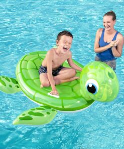 H2OGO! Turtle Ride On Inflatable Pool Float 18 91psK3ACqtL