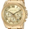 Michael Kors Women's Brecken Gold-Tone Watch MK6366 5 91pv096HHBL
