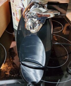 Hamilton Beach Electric Automatic Can Opener with Auto Shutoff, Knife Sharpener, Cord Storage, and SureCut Patented Technology, Extra Tall, Black 35 91pyrrYlMyL