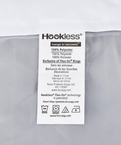 Hookless Shower Curtain Mystery Frost Grey Mini Squares (RBH72MY890), 71x74 Mini Squares Mystery 8 91q3CmVXSiL