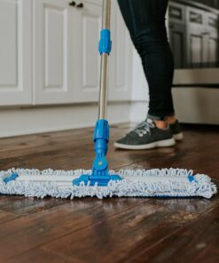 Zflow 18-Inch Microfiber Dust Mop Washable Pads, Blue (2 Pack) 14 91qA 2lFURL