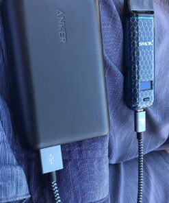 Anker PowerCore 10000 Portable Charger, 10,000mAh Power Bank, Ultra-Compact Battery Pack, Phone Charger for iPhone 15/15 Plus/15 Pro/15 Pro Max, Samsung and More Black 45 91qFQ1dzAL