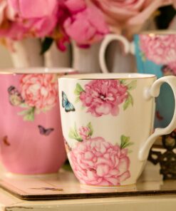 Alternative view of Miranda Kerr For Royal Albert Friendship Vintage Mug, Pink, 13.5 oz Romantic
