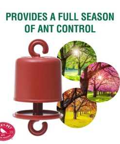 Perky-Pet 245L Ant Guard for Hummingbird & Oriole Feeders - Protects Nectar From Ants, Red, Pack of 1 22 91qVX6miZL