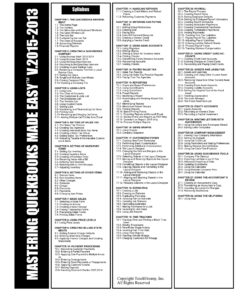 TEACHUCOMP Video Training Tutorial for QuickBooks Desktop Pro 2015 DVD-ROM Course and PDF Manual 6 91qYZM3ThJL