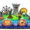 Nightmare Before Christmas 17 Piece Birthday Cake Topper Set Featuring 2" to 3" Cake Topper Figures of Lock, Shock, Zero, Jack Skellington, Sally, Barrel and Other Decorative Themed Accessories 17 91qh HYhOrL