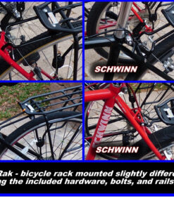 Ibera Bike Rack - Bicycle Touring Carrier Plus+ for Disc Brake/Non-Disc Brake Mount, Fat Tire Bikes, Frame-Mounted for Heavier Top & Side Loads, Height Adjustable for 26"-29" Frames Non-disc Brake 79 91qiQo MjXL