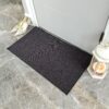 Indoor Doormat Rubber Backed,30 inch x 18 in, Solid Black, Non Slip, Kitchen Rugs and Mats Doormat 18 x 30 inch ( Indoor Mat )