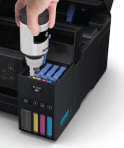 Epson EcoTank ET-2750 Wireless Color All-in-One Cartridge-Free Supertank Printer with Scanner, Copier and Ethernet, Regular EcoTank ET-2750 - Renewed 32 91qogAyNhCL