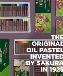 SAKURA Cray-Pas Expressionist Oil Pastel Set - Soft Oil Pastels for Artists - 50 Sticks 50 Piece Set 31 91qs srFa3L