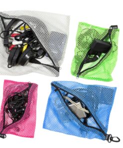 Alternative view of 4 ZipClikGo Attachable Mesh Organizer Bags, No Fumbling, Guessing What's Where! These Multi-Purpose Storage Zip Pouches in 4 Sizes & 4 Colors Are Simple to Pack, Easy to Access & Best Bag Companions!