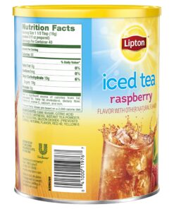 Lipton Iced Tea Mix, Raspberry, Makes 10 Quarts (Pack of 6) 10 91r6Ns bY4L