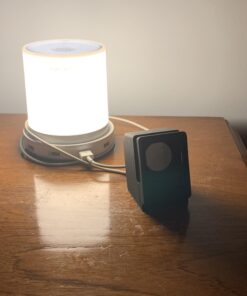 elago W3 Stand Compatible with Apple Watch Series Series 9/8/7/6/SE/5/4/3/2/1/SE (45mm, 44mm, 42mm, 41mm, 40mm, 38mm) (Black) - Classic Monitor Design, Compatible with Nightstand Mode Black 44 91r7Abj5lyL