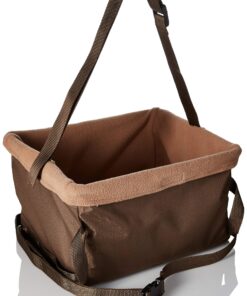 Alternative view of PetSafe Happy Ride Booster Seat - Dog Booster Seat for Cars, Trucks and SUVs - Easy to Adjust Strap - Durable Fleece Liner is Machine Washable and Easy to Clean - Medium, Brown Up to 12 lb