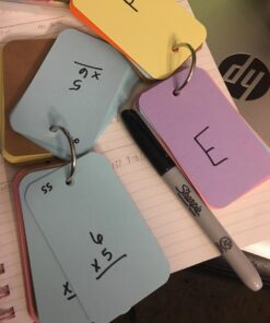 Koogel 300 Pieces 2.2 x 3.5 Inches Multicolor Kraft Paper Binder Ring Easy Flip Flash Card/Study Cards/Memo Scratch Pads/Bookmark/DIY Greeting/Index Card Stock/Note Card(50 Sheets per Set) 300 --multicolored 46 91rFN9eiPL