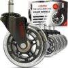 Office Chair Wheels Replacement Set 10mm (3/8" x 7/8") Stem - Fits IKEA Chairs ONLY - Soft Desk Chair Casters for Wood Floors & Carpet - Heavy Duty & Safe for All Floors Without Any Chair Mats 2. IKEA stem - for IKEA chairs ONLY 14 91rGKxDAlZL 1