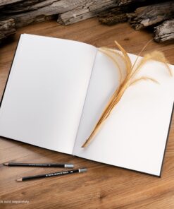 Pentalic - 8.5"x 11" Hardbound Sketchbook, 110 Sheets, Black 8-1/2-inch x 11-inch, 220 Pages Hard Bound Sketchbook, Black 19 91rHy15iy9L