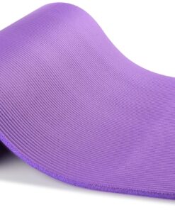 Alternative view of BalanceFrom All Purpose 1/2-Inch Extra Thick High Density Anti-Tear Exercise Yoga Mat with Carrying Strap with Optional Yoga Blocks Purple Mat Only