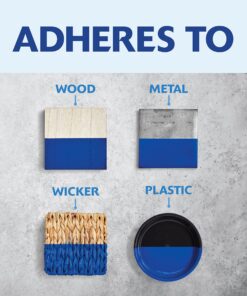 Rust-Oleum 334032 Painter's Touch 2X Ultra Cover Spray Paint, 12 oz, Gloss Deep Blue 12 Ounce 33 91rPbYBT9hL