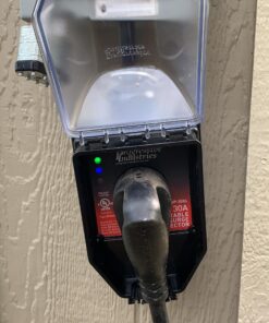 Progressive Industries RV Surge Protector – 30-50 Amp, Portable and Hardwired Options, with Fault Detection 30 Amp w/ Cover 36 91rVxpPHGL