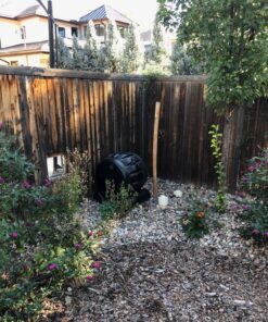 The Most Beautiful Composter in The World in Black, Made in America, Food Safe, BPA and Rust Free, No Assembly Required, Envirocycle Composting Tumbler Bin and Compost Tea Maker … 35 US Gallon 38 91rZPOIdANL