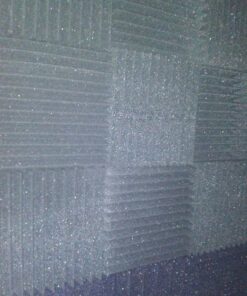 Professional Acoustic Foam Panels - Wedge Style 12x12x2” Tiles - 4 Pack - Studio Foam for Sound Dampening - Soundproofing Foam for Walls and Ceilings (Charcoal Color) Charcoal 34 91raIqn43L