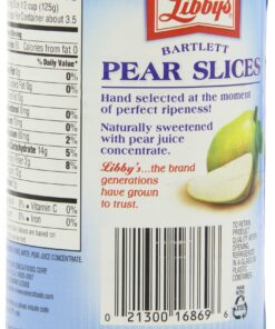 Libby's Pears Sliced In Pear juices Concentrate, 15-Ounces Cans (Pack of 12) 12 91rax22I9L